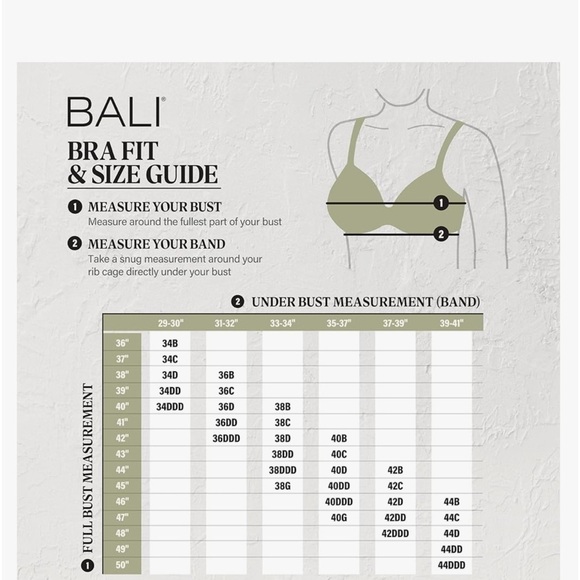 NWT Bali Women's Double Support Wireless Bra,Comfortsoft Wirefree Bra,Df3820 - Picture 5 of 8